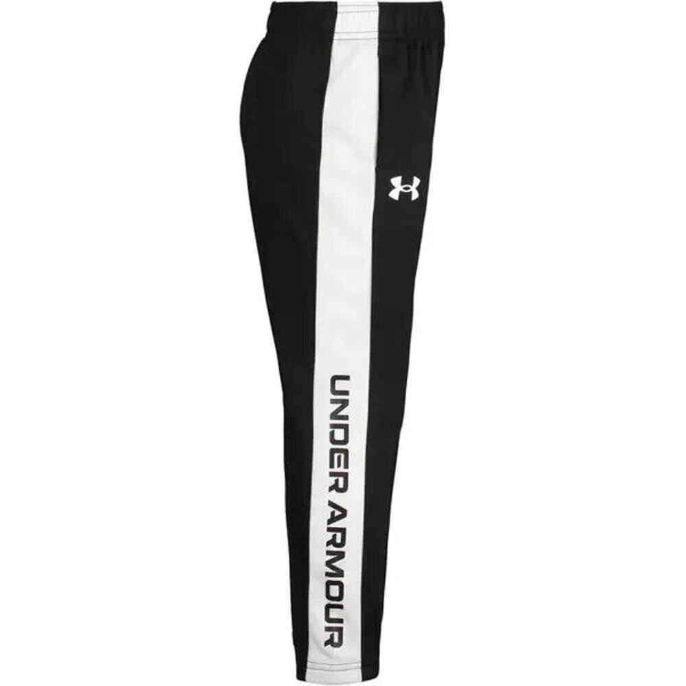 New! Under Armour Boy's Brawler Logo Joggers Size 4 Black Activewear